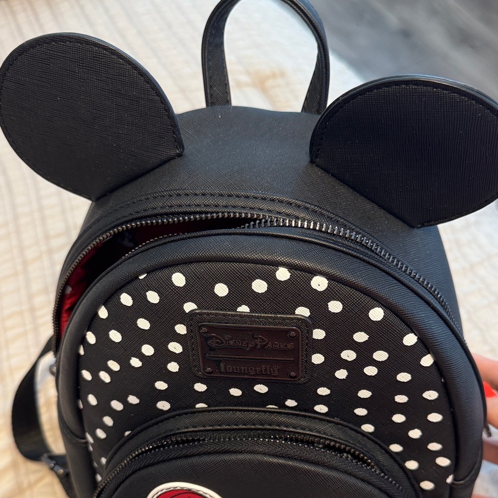 Disney parks Minnie Mouse loungefly backpack - Picture 2 of 5